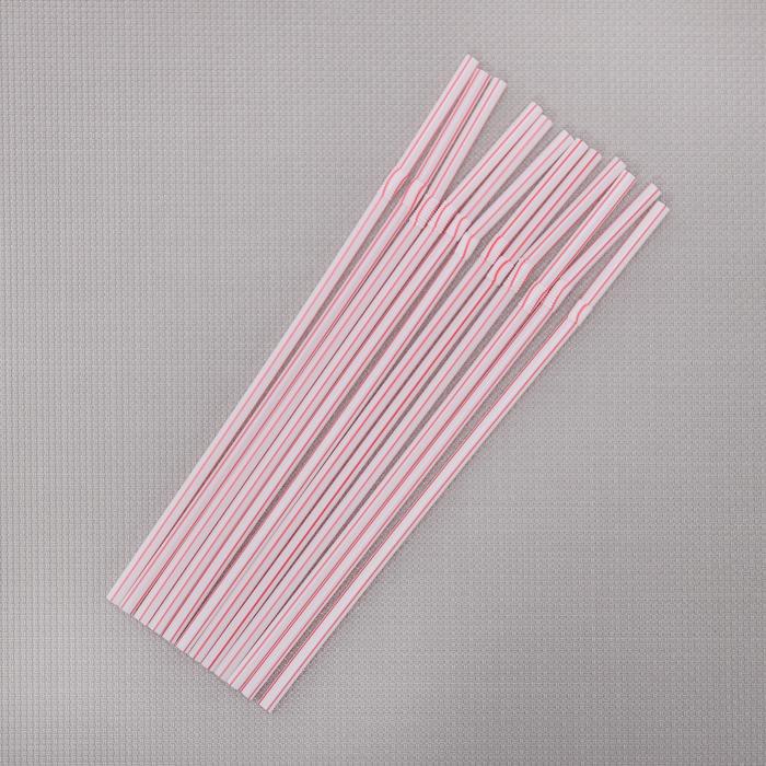 Набор трубочек для напитков 21 см GRIFON, 100 шт, гофрированные