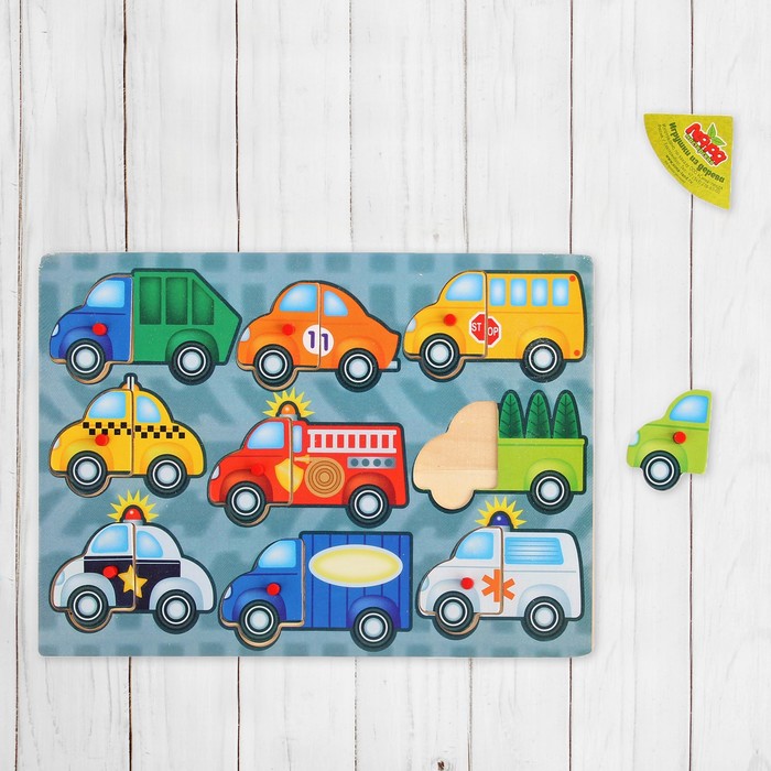 Рамка-вкладыш "Сложи машину"