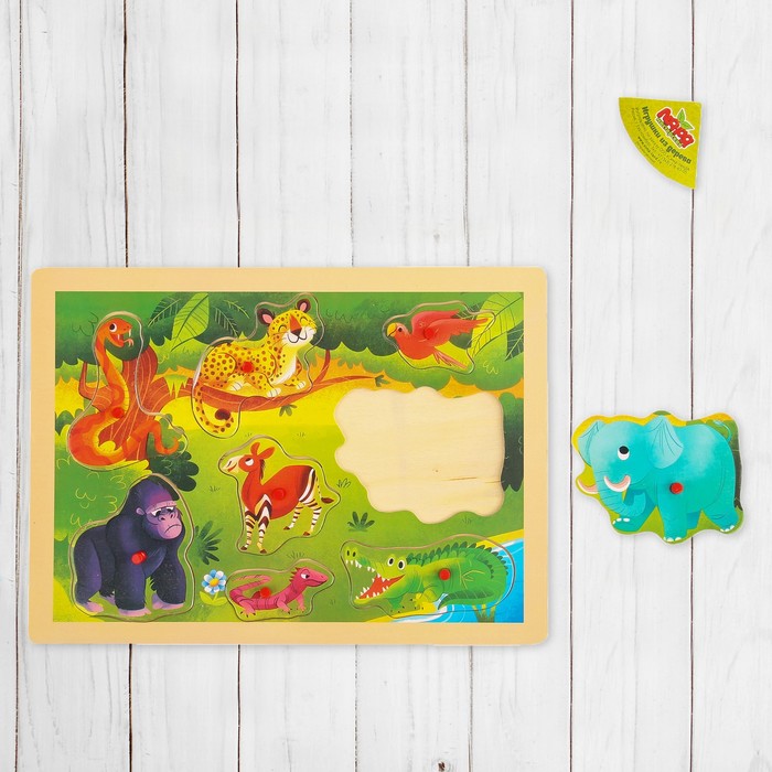 Рамка-вкладыш "В джунглях"