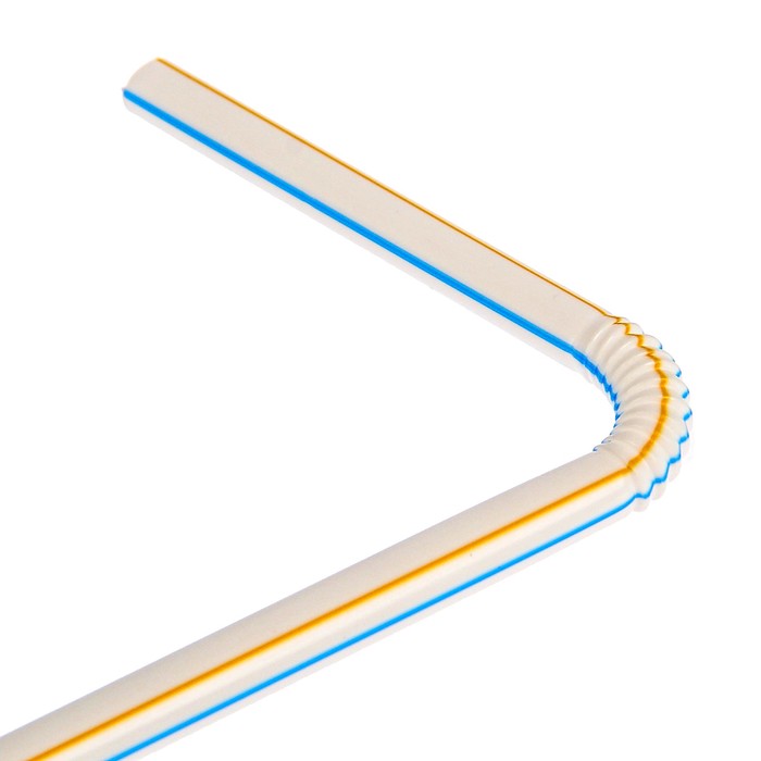 Набор трубочек для напитков 21 см GRIFON, 100 шт, гофрированные