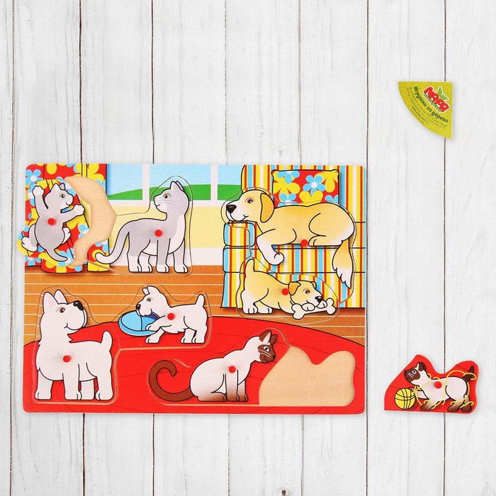 Рамка-вкладыш "Кошечки и собачки"