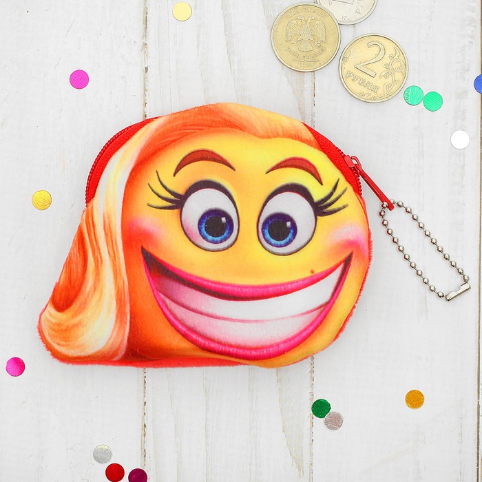 Кошелек мягкий "Смайлик" улыбается