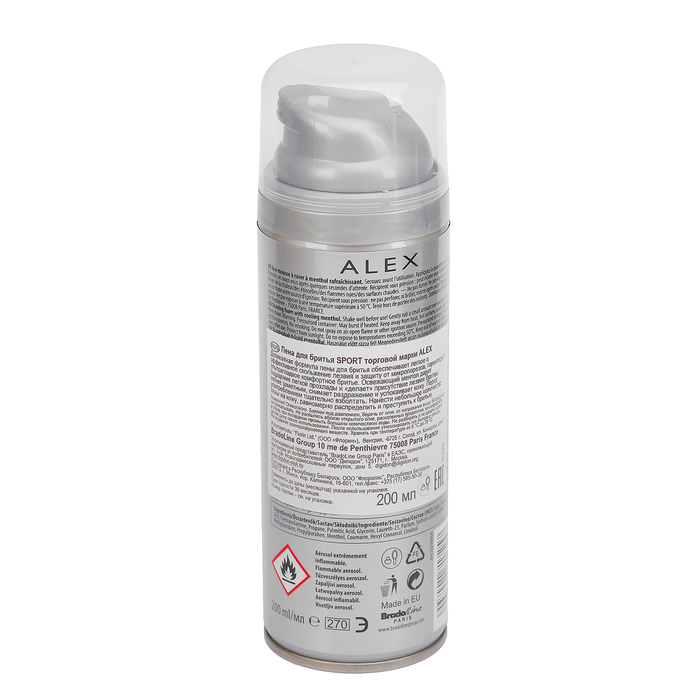 Пена для бритья Alex Sport, 200 мл