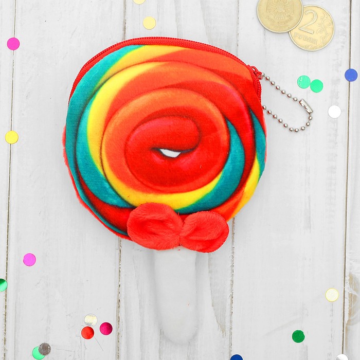 Кошелек мягкий "Леденец" с бантиком