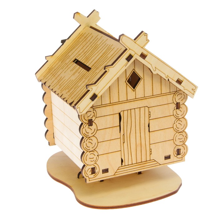 Копилка дерево "Избушка" 12х14х16 см