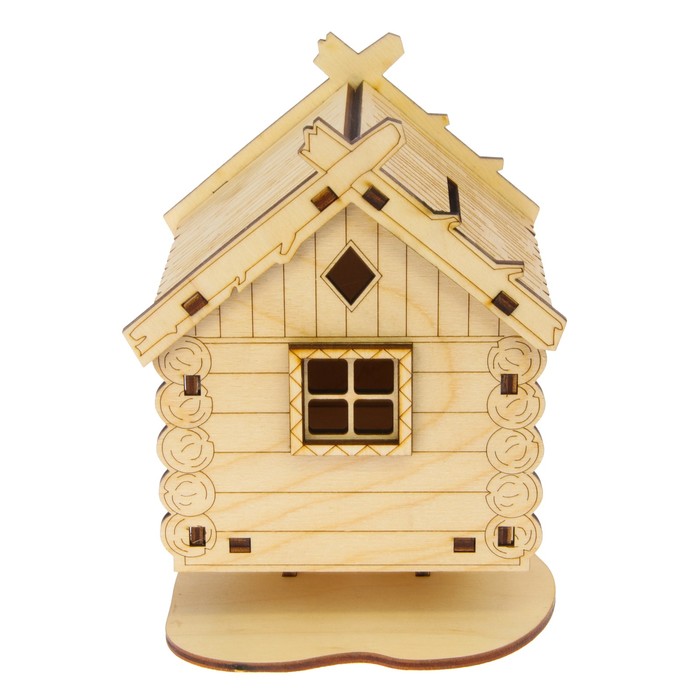 Копилка дерево "Избушка" 12х14х16 см