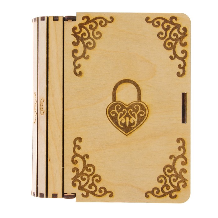 Ключница дерево "Книга" 16х5,5х19 см