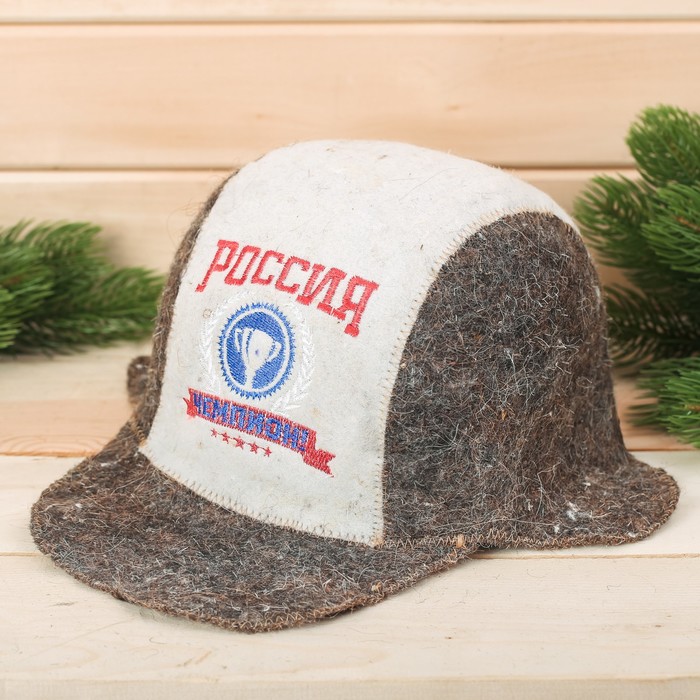 Шапка модельная Кепка "Россия чемпион"
