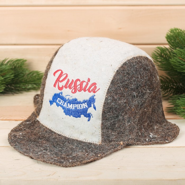 Шапка модельная Кепка "Russia CHAMPION"