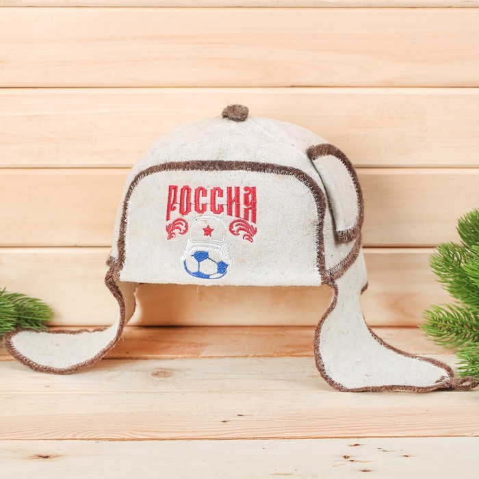 Шапка модельная Ушанка "Россия"