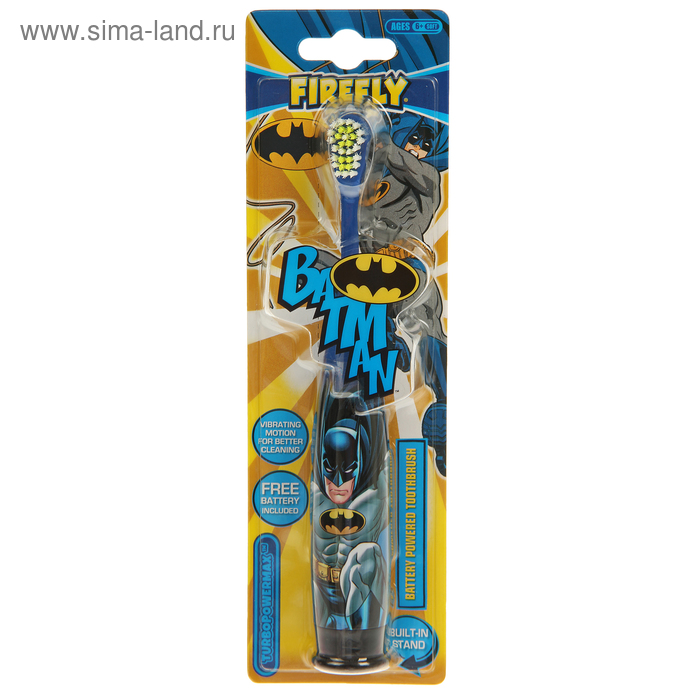 Электрическая зубная щётка Batman BM-6.5, вибрационная, 1хАА (в комплекте)