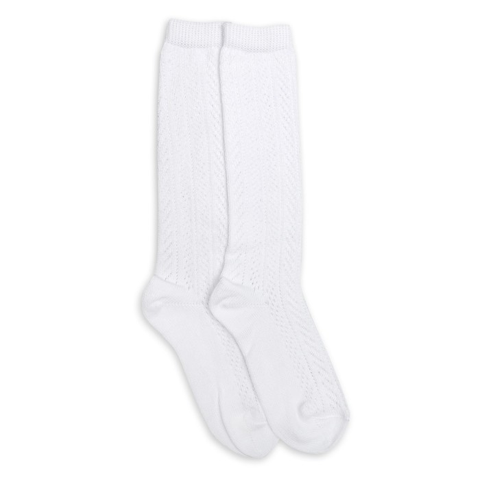 Гольфы (получулки) детские, цвет белый, размер 20-22