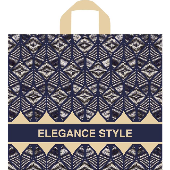 Пакет "Элеганс-Стиль", полиэтиленовый с петлевой ручкой  34 х 40 см, 70 мкм