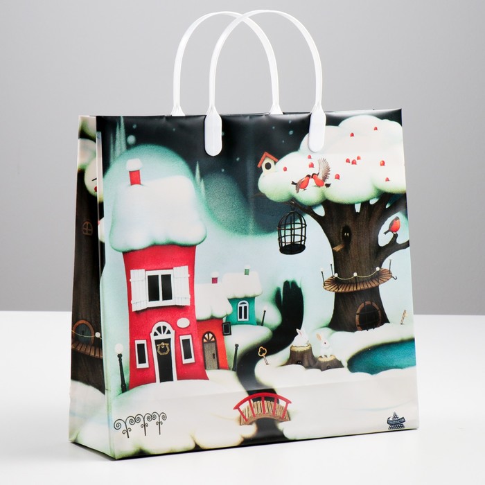 Пакет "Городок", мягкий пластик, 30 х 30 см, 140 мкм