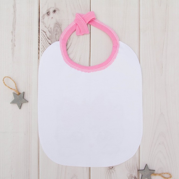 Набор детский Крошка Я "Лапочка дочка" слюнявчик и носки, 3-12 мес, 100% хл