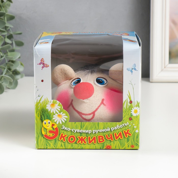 Растущая травка Экоживчик " Ёж" подарочная упаковка