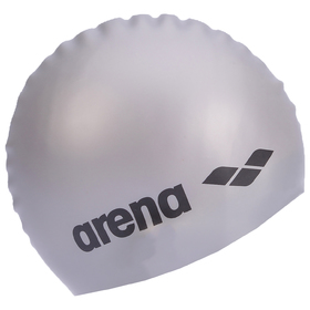

Шапочка для плавания ARENA Classic Silicone, силикон, цвет серебристый