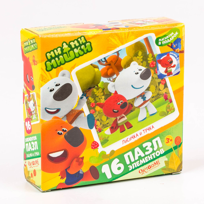 Пазл МиМиМишки "Лисичка и Тучка", 16 элементов