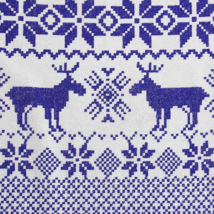 Полотенце махровое Elks ПЛ-2602-2891 1сорт цв. 10000 ,синий 50х90 см хл100% 420 гр/м