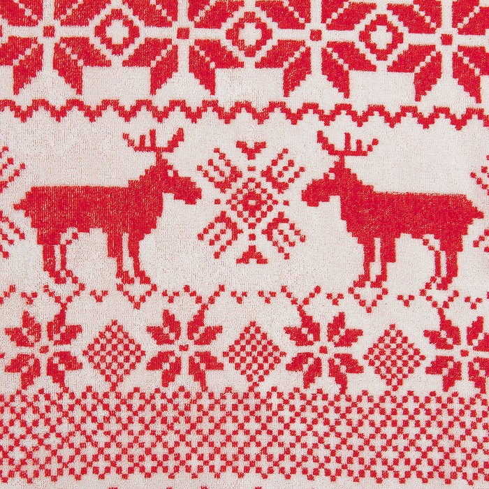 Полотенце махровое Elks ПЛ-2602-2891 1сорт цв. 20000, красный 50х90 см хл100% 420 гр/м