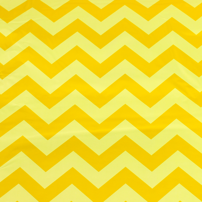 Плёнка металлизированная "Жёлтые зигзаги", 70 х 100 см