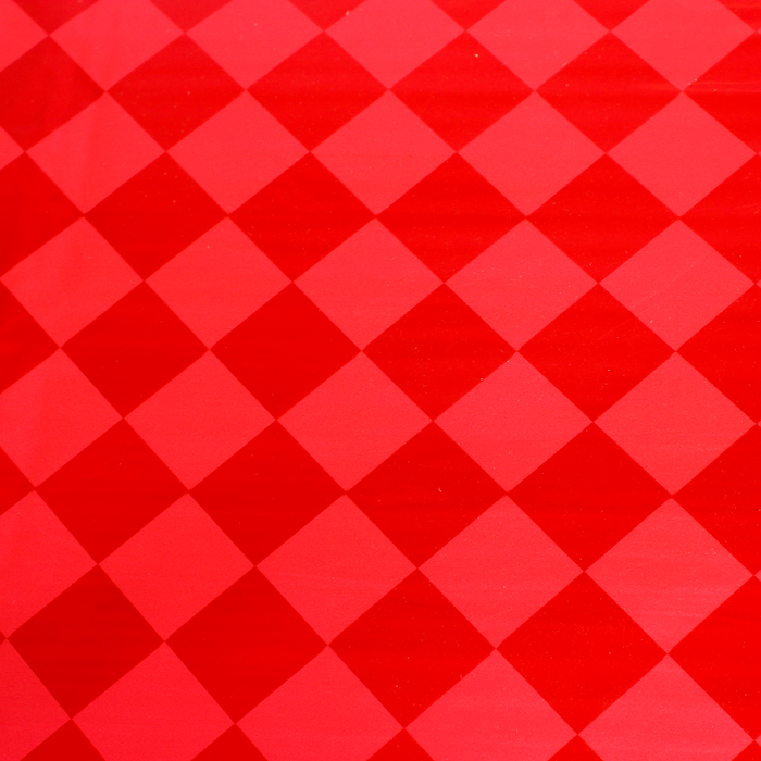 Плёнка металлизированная "Клетка", красный, 70 х 100 см