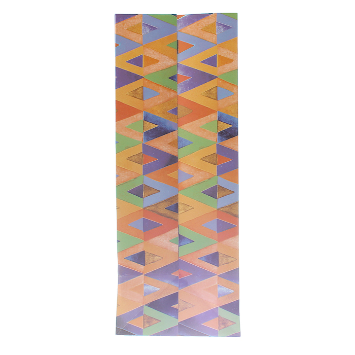 Пакет подарочный "Геометрия", коричневый, люкс, 59 х 17 х 44 см