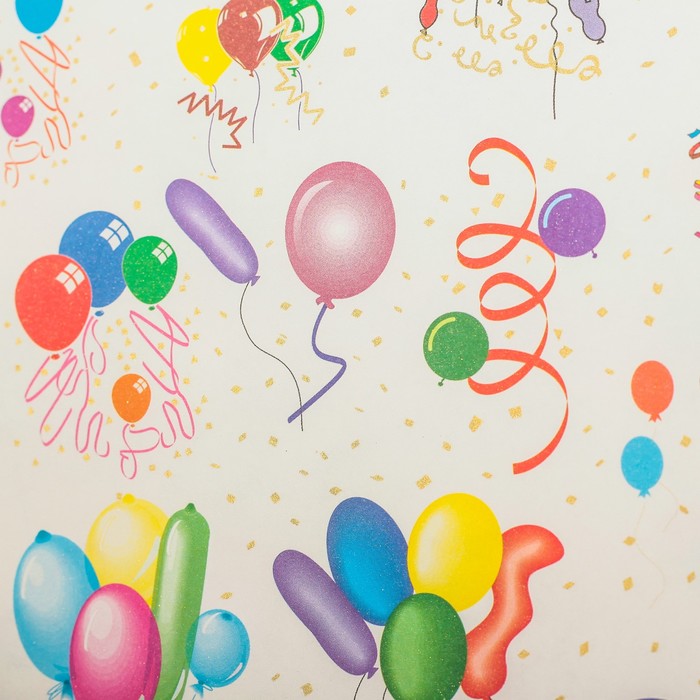 Бумага с золотым тиснением "Раздолье", 50 x 70 см