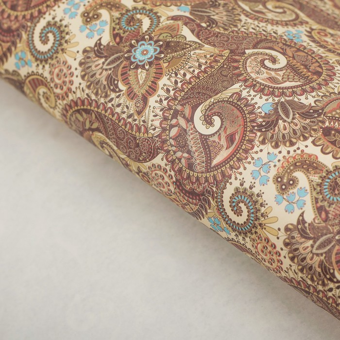 Бумага с золотым тиснением "Калейдоскоп", 50 x 70 см