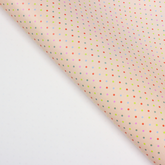 Бумага упаковочная "Горошек", 50 см х 70 см