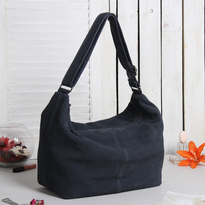 Сумка женская на молнии, 1 отдел, наружный карман, цвет серый