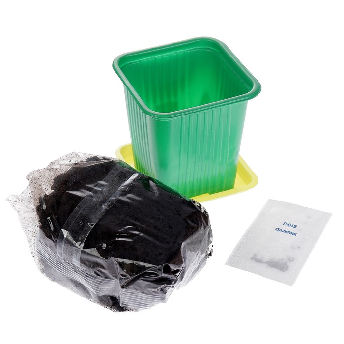 Набор для выращивания растений Юный агроном "Базилик"