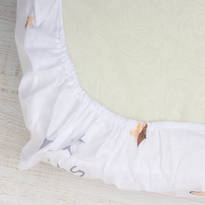 К-т в кровать Лучшие друзья 6пр., белый, бязь/аэрофайбер, 120г/м, хл100%