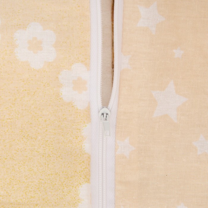 К-т в кровать Мишка с лейкой 6пр., бежевый, бязь/аэрофайбер, 120г/м, хл100%