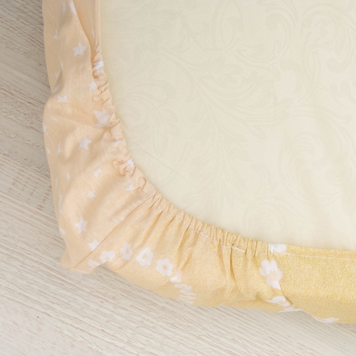 К-т в кровать Мишка с лейкой 6пр., бежевый, бязь/аэрофайбер, 120г/м, хл100%