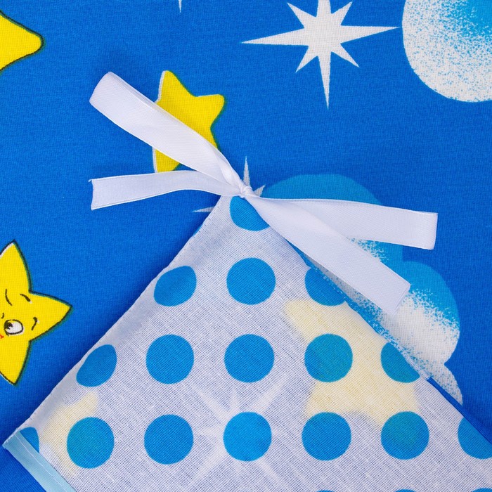 К-т в кровать Соня 6пр., голубой, бязь/аэрофайбер, 120г/м, хл100%