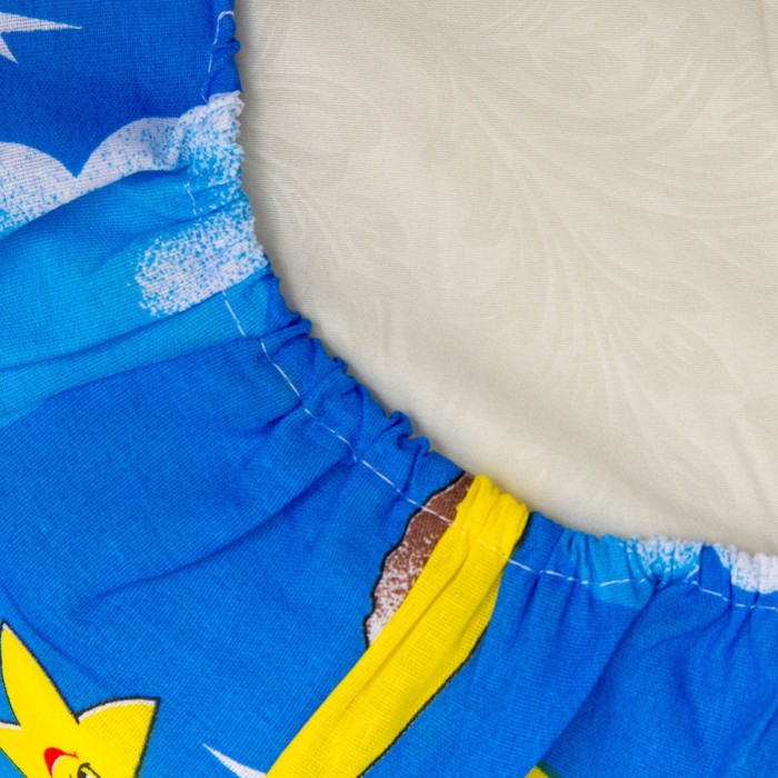 К-т в кровать Соня 6пр., голубой, бязь/аэрофайбер, 120г/м, хл100%