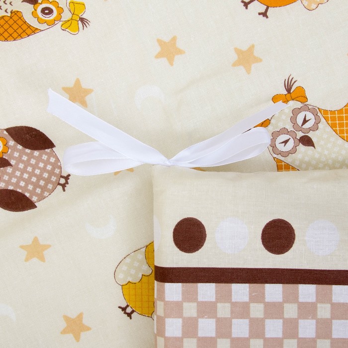 Комплект в кровать "Совушки" 6пр., бязь/аэрофайбер, 120г/м, хл100%