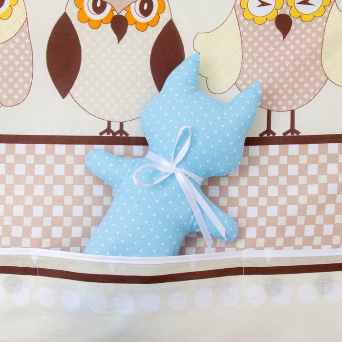 Комплект в кровать "Совушки" 6пр., бязь/аэрофайбер, 120г/м, хл100%