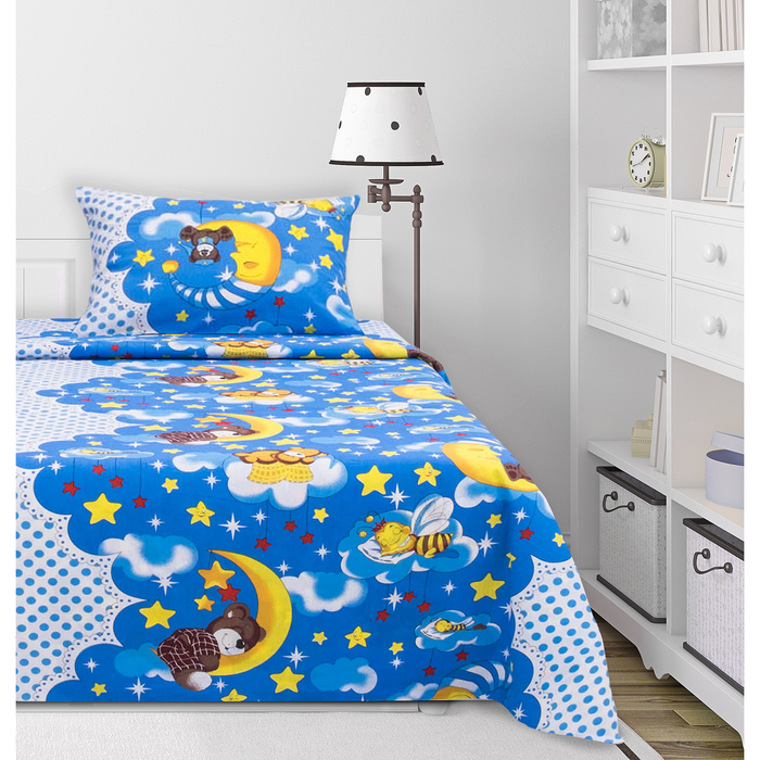 КПБ 1,5сп Соня, 143х214, 143х214, 50х70см, бязь 120г/м, хл100%