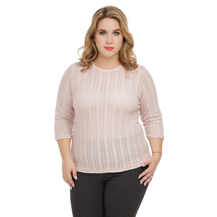 Джемпер женский "Сальма", размер 62, цвет розовый 1025Р