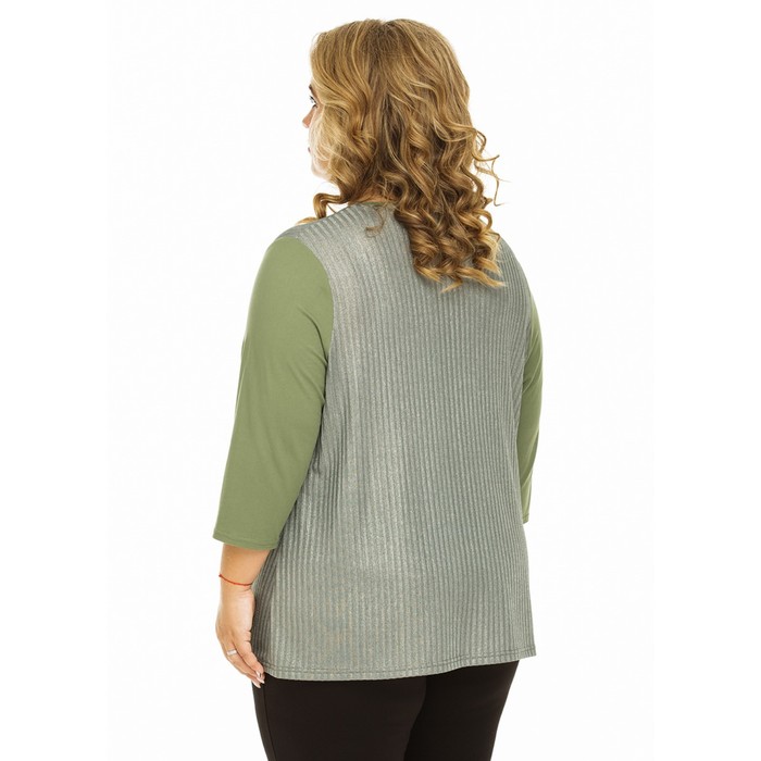 Туника женская "Эрия", размер 54, цвет зелёный 1040з