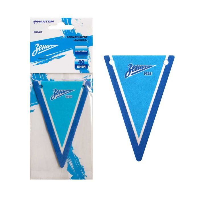 Ароматизатор картонный Зенит Вымпел, антитабак