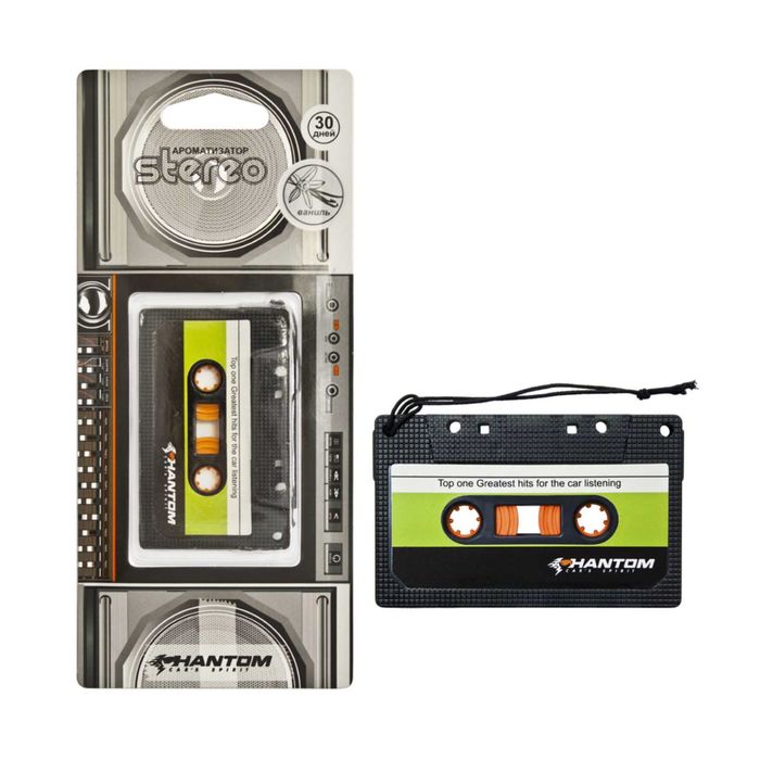 АроматизаторStereo ваниль PHANTOM, размер: 7,5*4,5 см