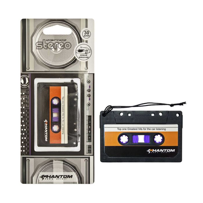 АроматизаторStereo новая машина PHANTOM, размер: 7,5*4,5 см