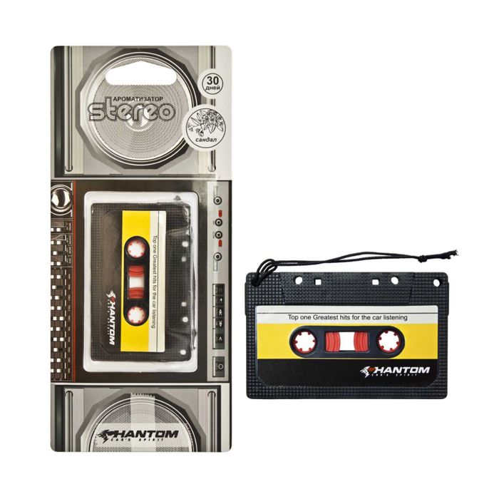АроматизаторStereo сандал PHANTOM, размер: 7,5*4,5 см