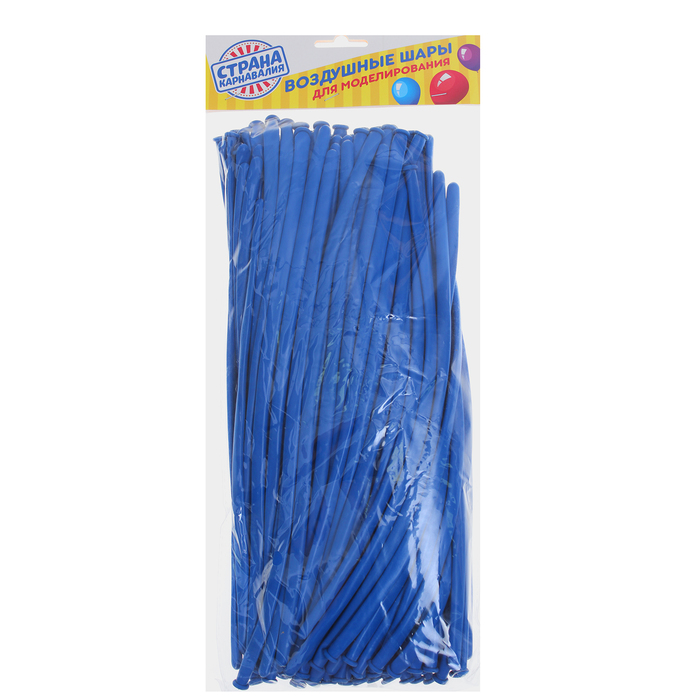 Набор шаров для моделирования 260, синий цвет, 100 шт + насос