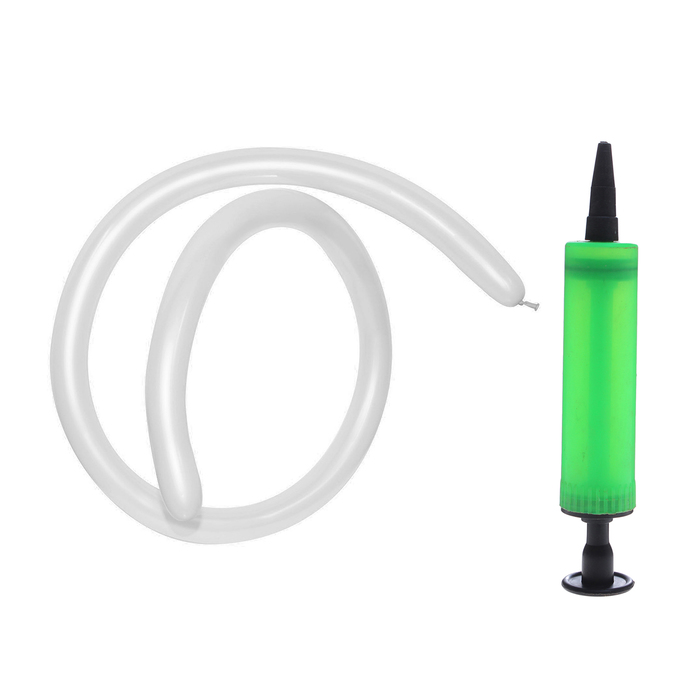 Набор шаров для моделирования 260, белый цвет, 100 шт + насос