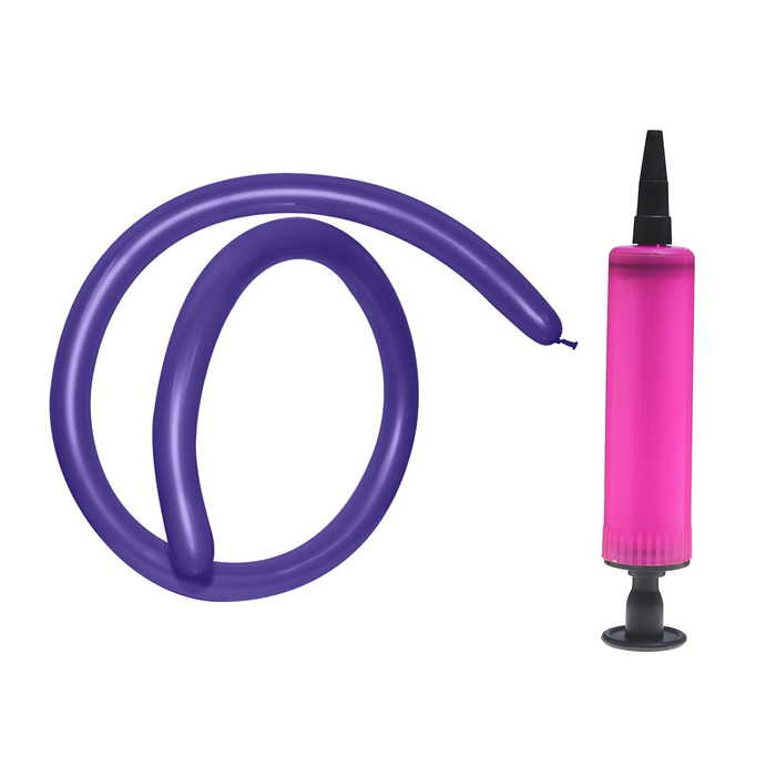 Набор шаров для моделирования 260, сиреневый цвет, 100 шт + насос