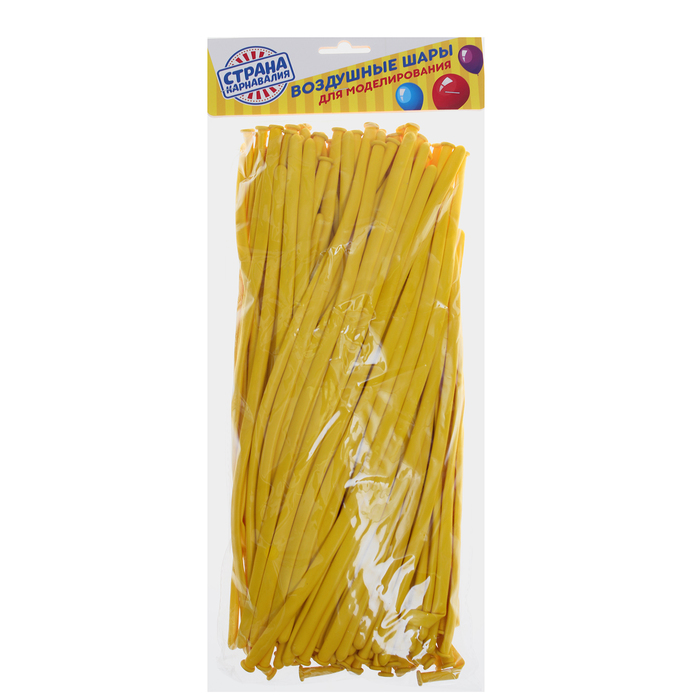 Набор шаров для моделирования 260, желтый цвет, 100 шт + насос